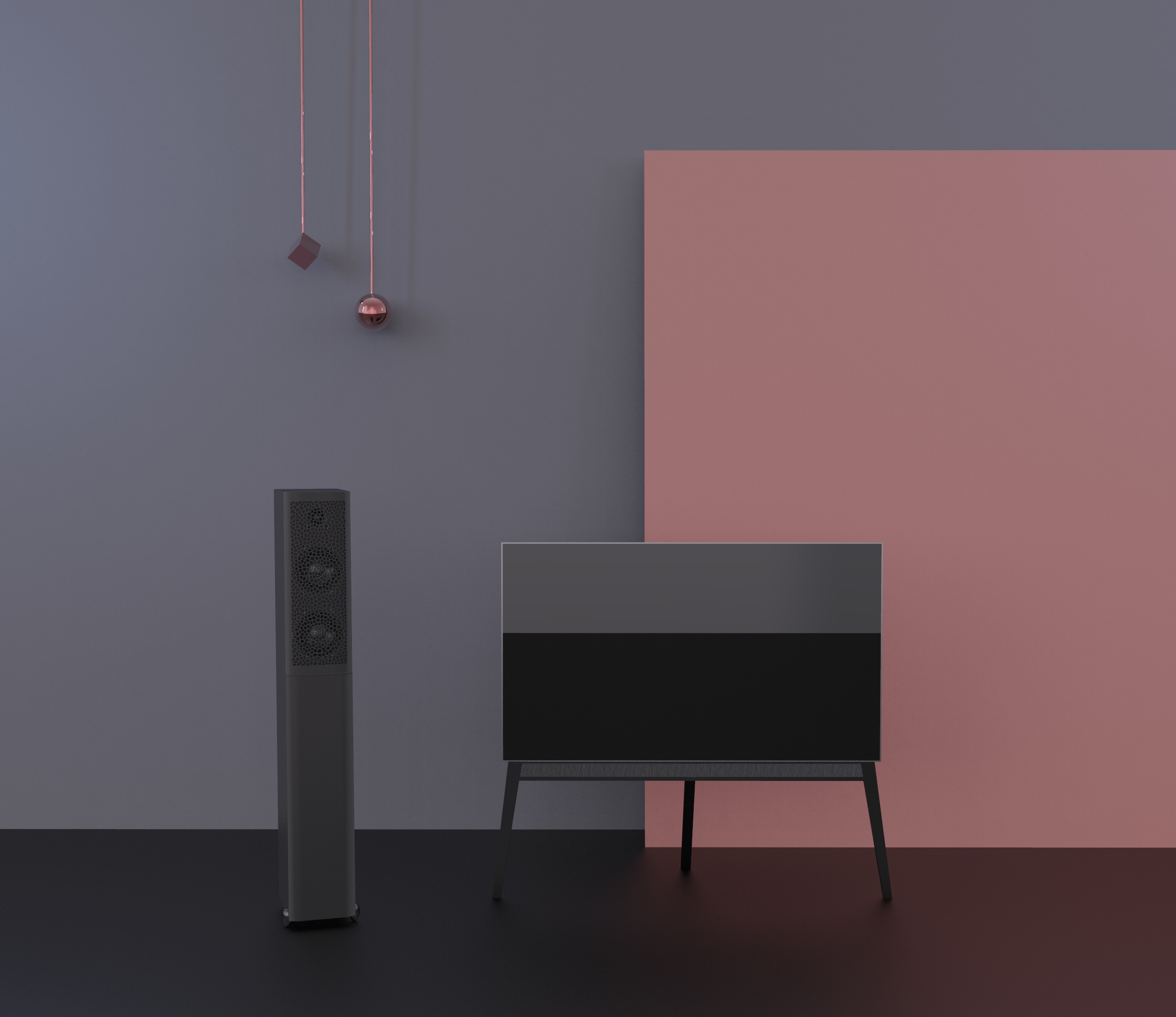 STRONG，loudspeaker box，Render，
