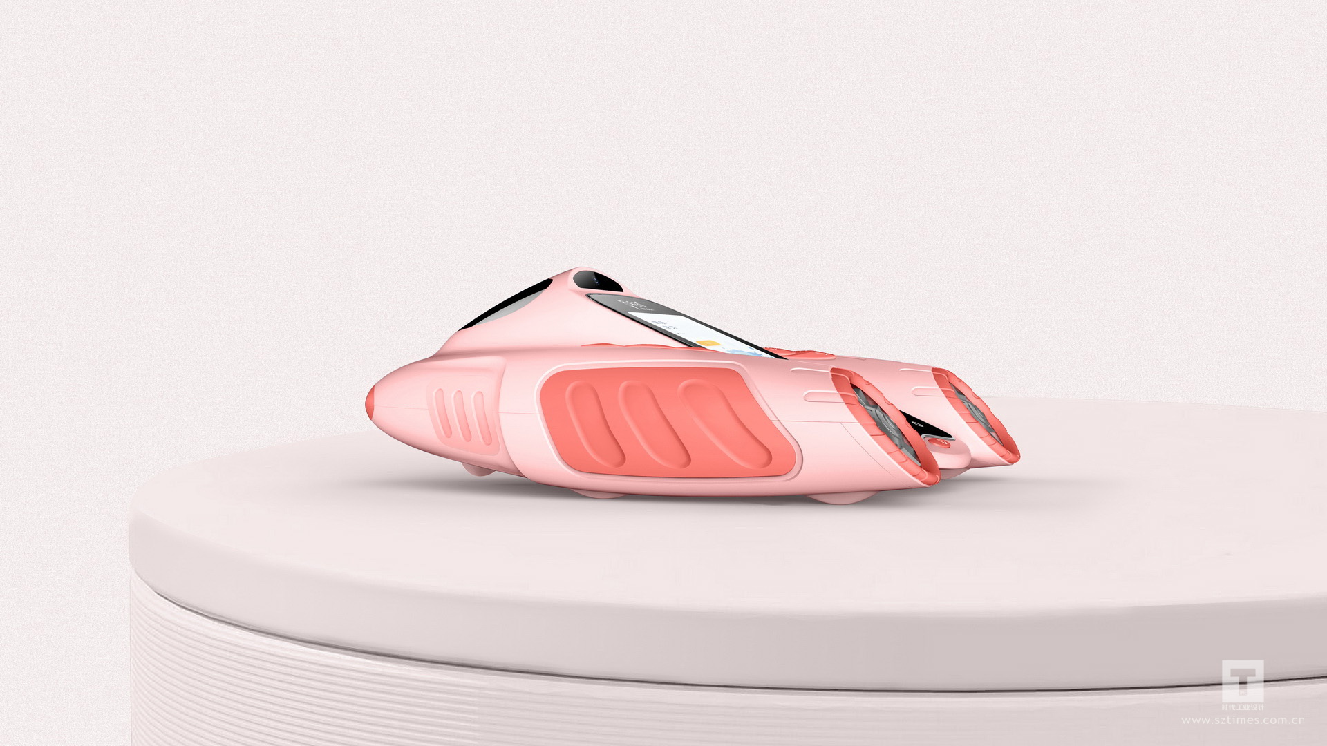 Early education robot design，Companion robot design，Abating UFO design，Baby product design，The UFO parent-child spacecraft designed by the company for abating is，