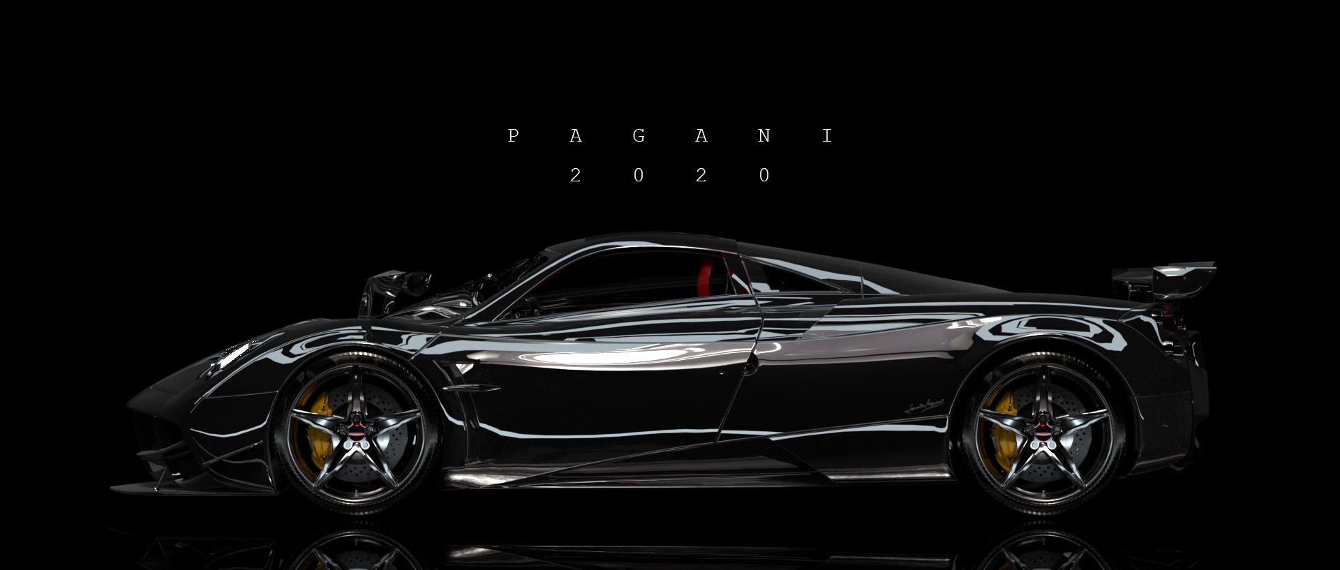 c4d，Sports car，Paint finish，