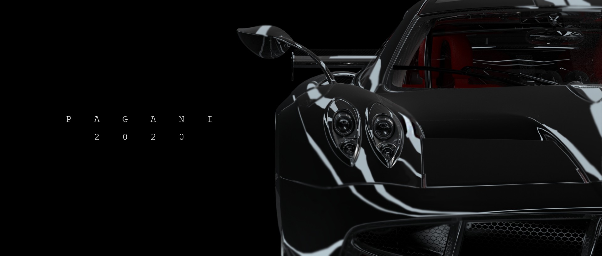 c4d，Sports car，Paint finish，