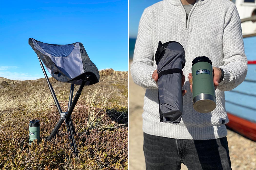 Stretch，chair，outdoors，Three legged chair，Campster，