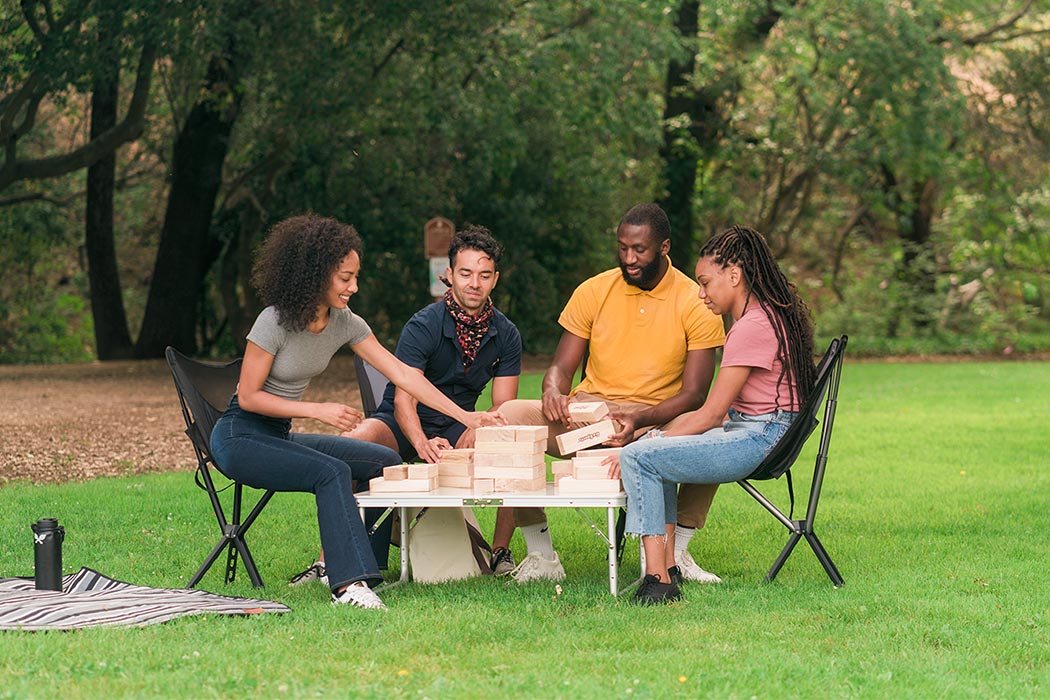 Stretch，chair，outdoors，Three legged chair，Campster，