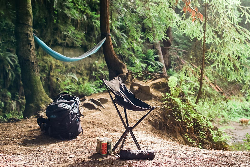 Stretch，chair，outdoors，Three legged chair，Campster，