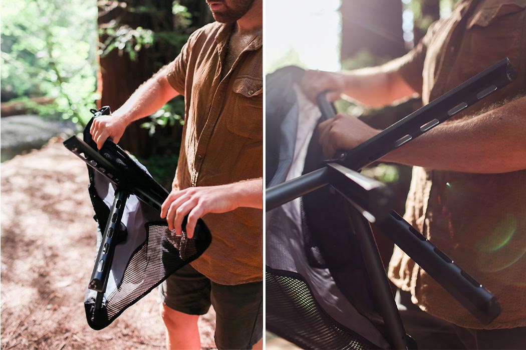 Stretch，chair，outdoors，Three legged chair，Campster，