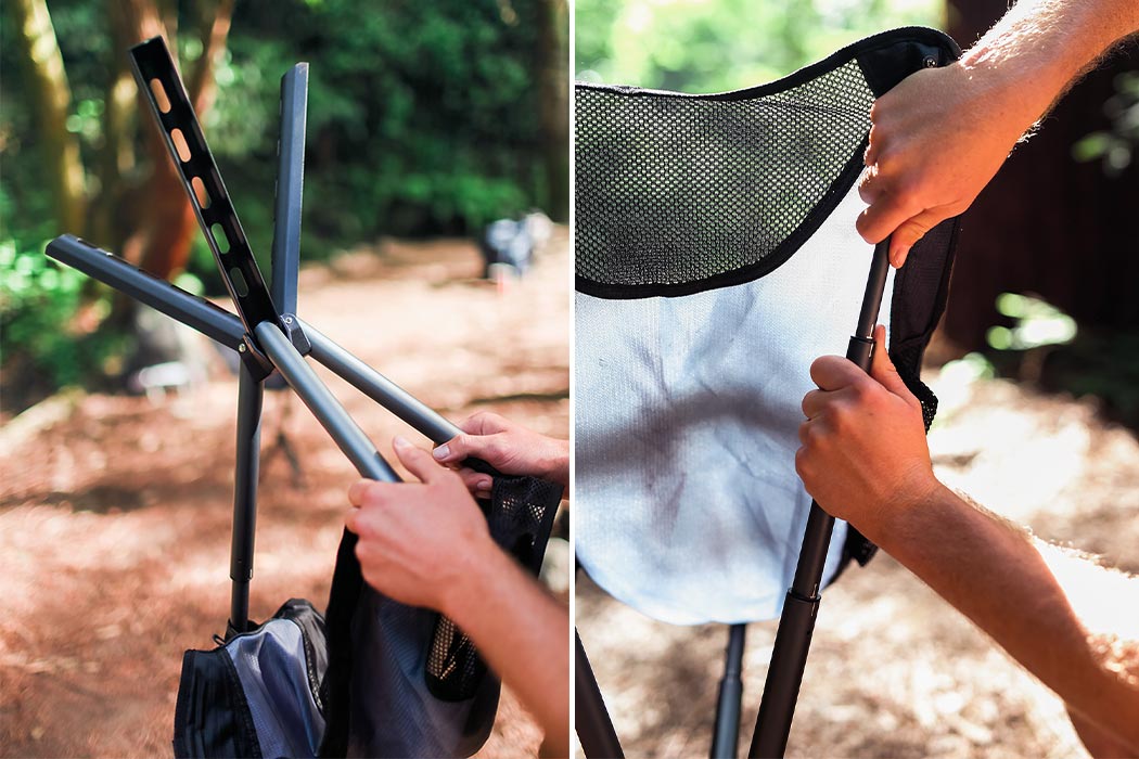 Stretch，chair，outdoors，Three legged chair，Campster，