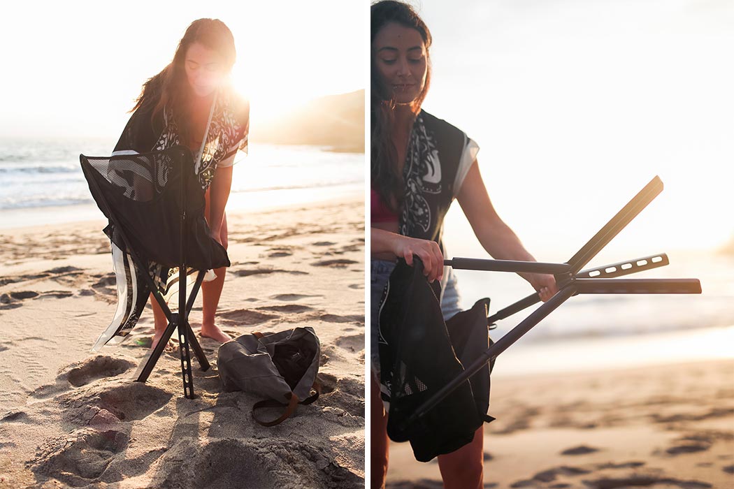 Stretch，chair，outdoors，Three legged chair，Campster，