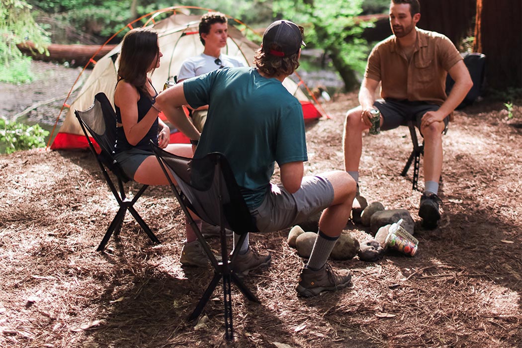 Stretch，chair，outdoors，Three legged chair，Campster，