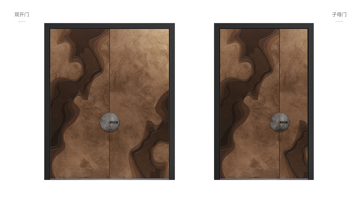 door，anti-theft door，Entrance door，Art furniture，Suhuo design，Art gate，Product design innovation of cast aluminum door，