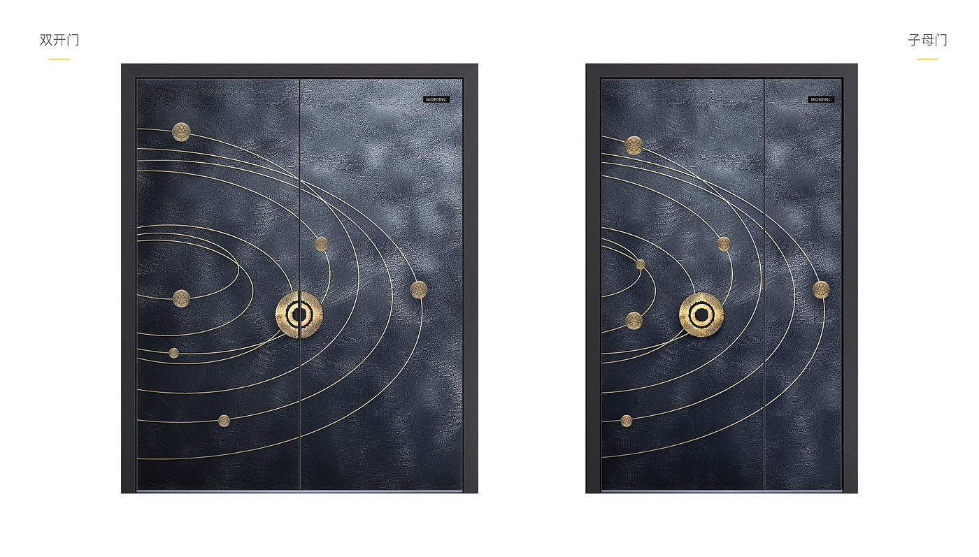 door，anti-theft door，Entrance door，Art furniture，Suhuo design，Art gate，Product design innovation of cast aluminum door，