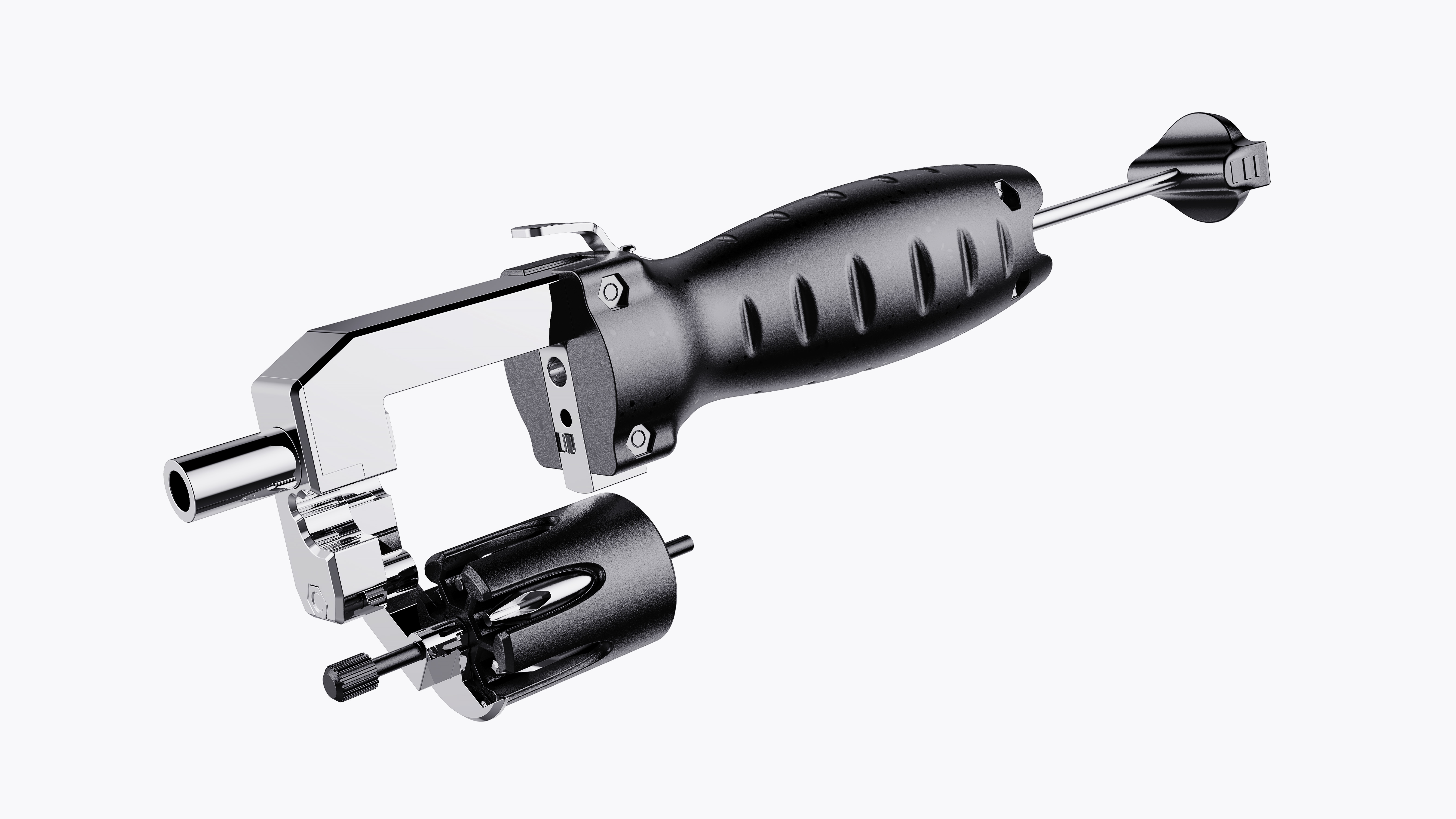 Left wheel，bolt driver，military，Revolver，