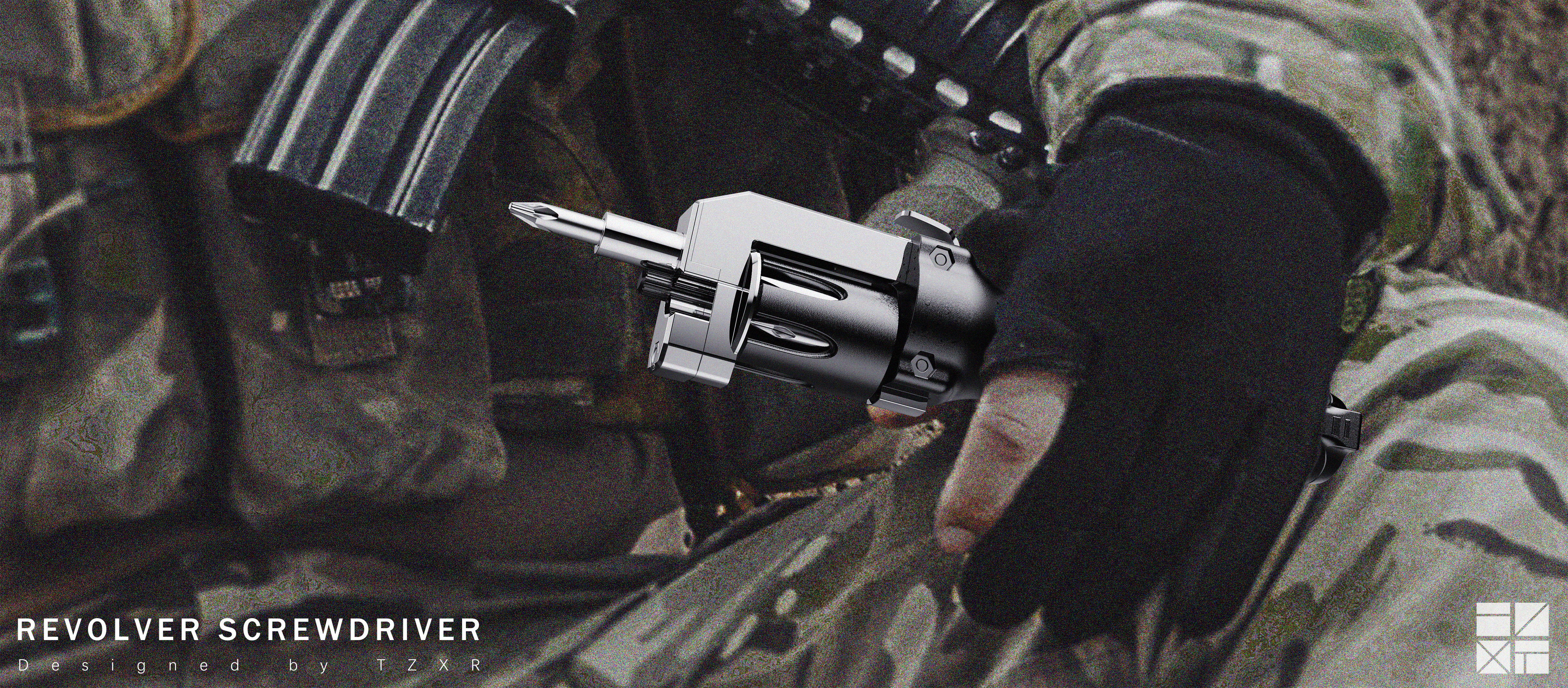 Left wheel，bolt driver，military，Revolver，