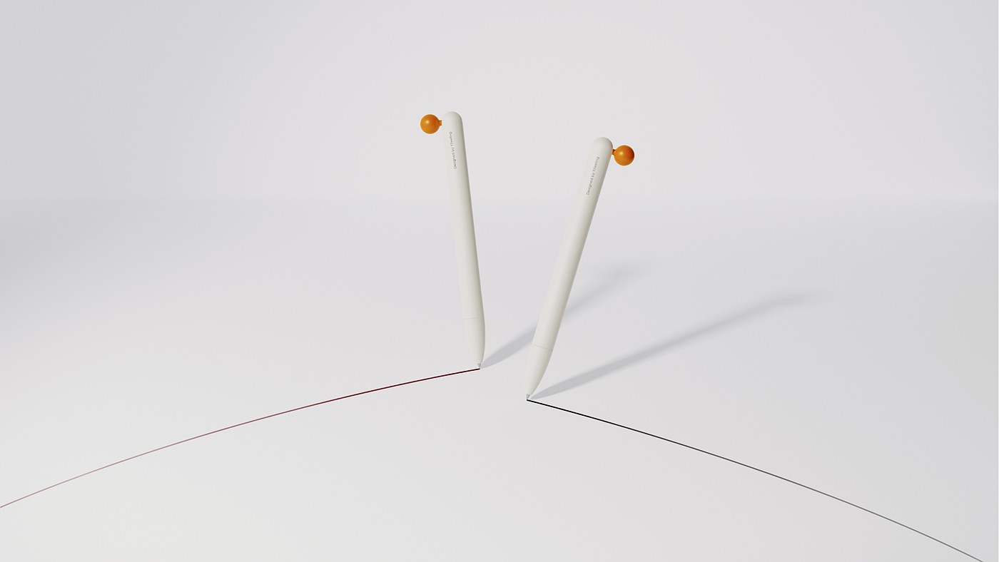 product design，industrial design，sample reels，pen，Keyshot rendering，