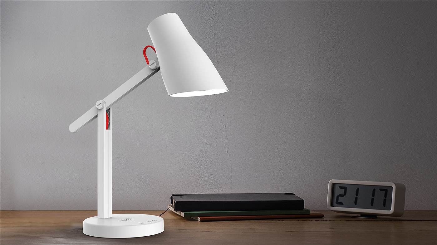 Desk lamp，Wireless charging，Simplicity，Reading lamp，Writing lamp，student，multi-function，
