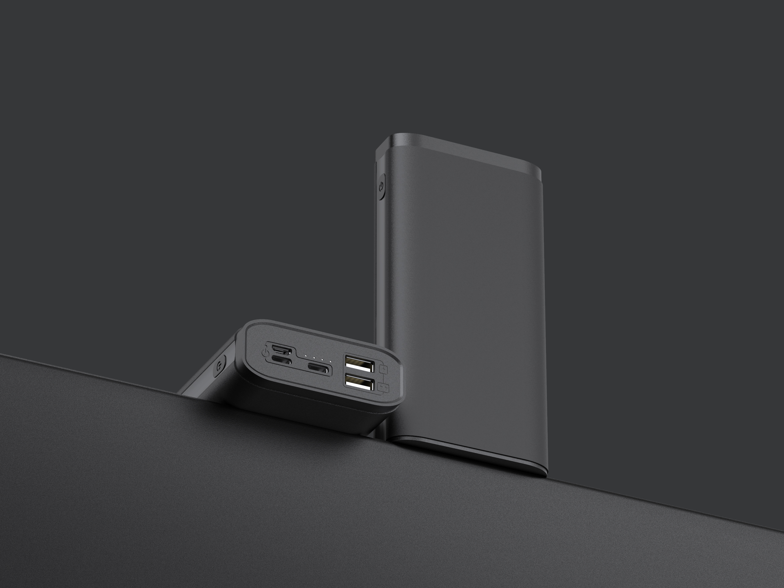 Render，portable battery，modeling，