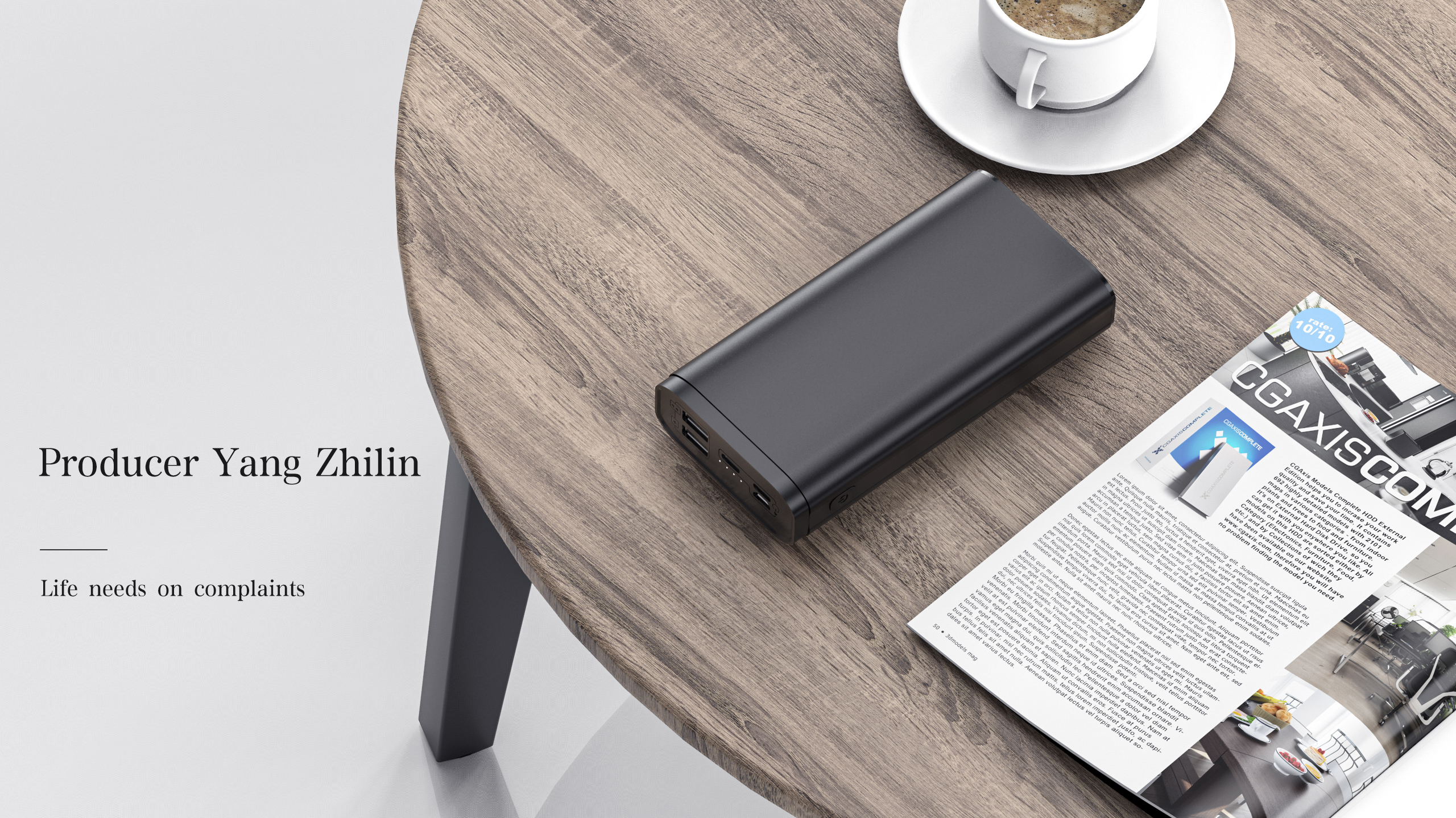 Render，portable battery，modeling，