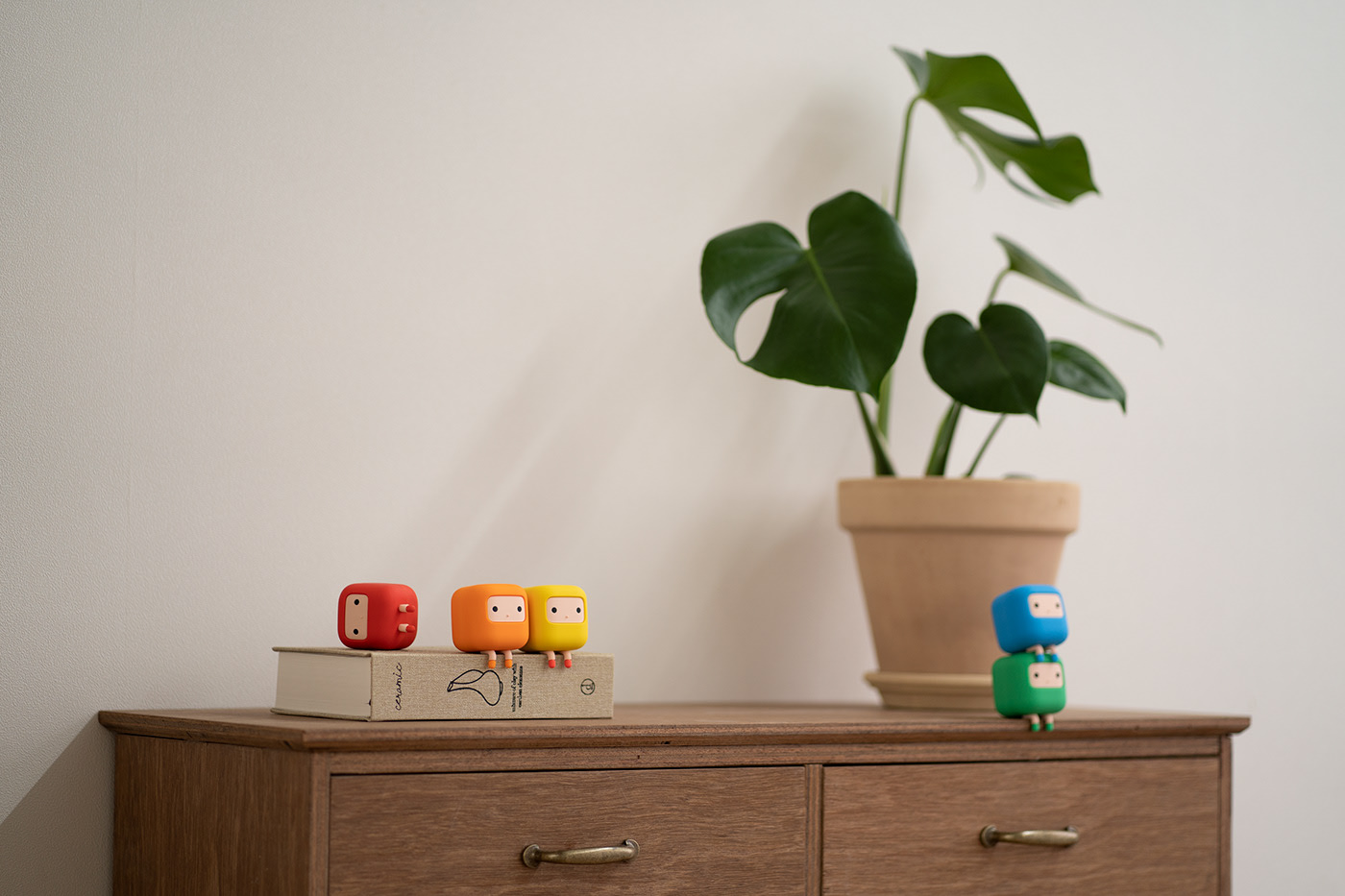 Cuub rainbow，block，Cartoon，Character design，Cube，