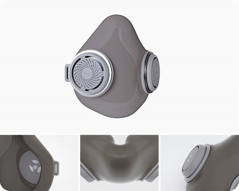 N95 respirator，transparent，purME，modularization，