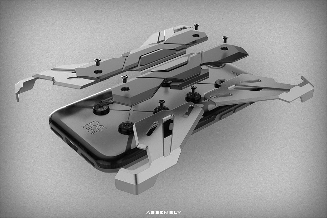 iphone，science fiction，mobile phone，Protective shell，Hard core，armor，