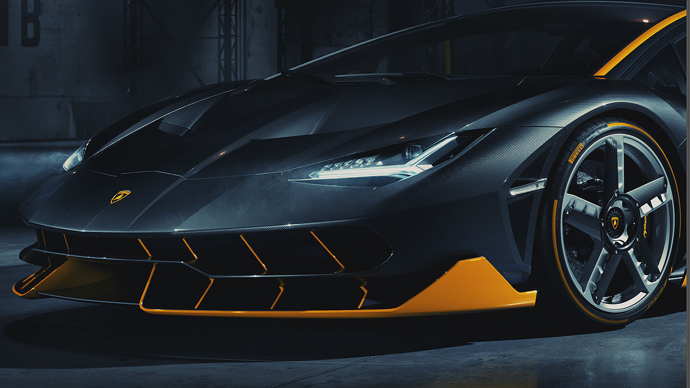 Lamborghini，Super car，c4d，