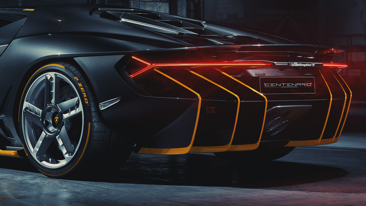 Lamborghini，Super car，c4d，