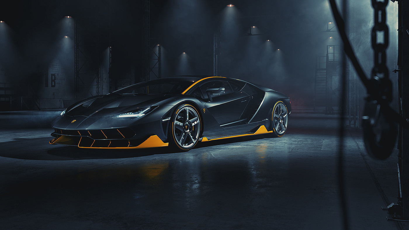 Lamborghini，Super car，c4d，