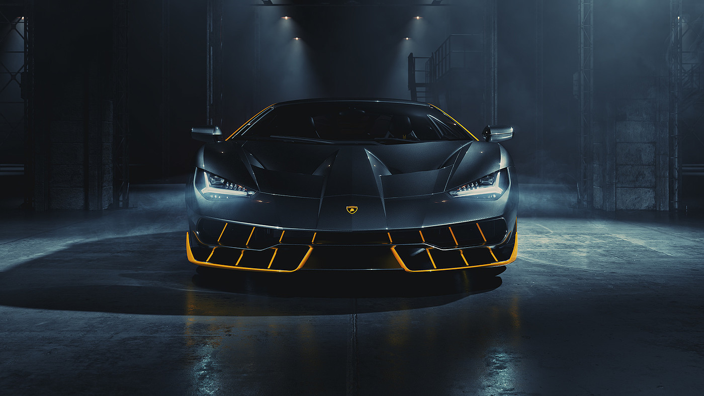 Lamborghini，Super car，c4d，