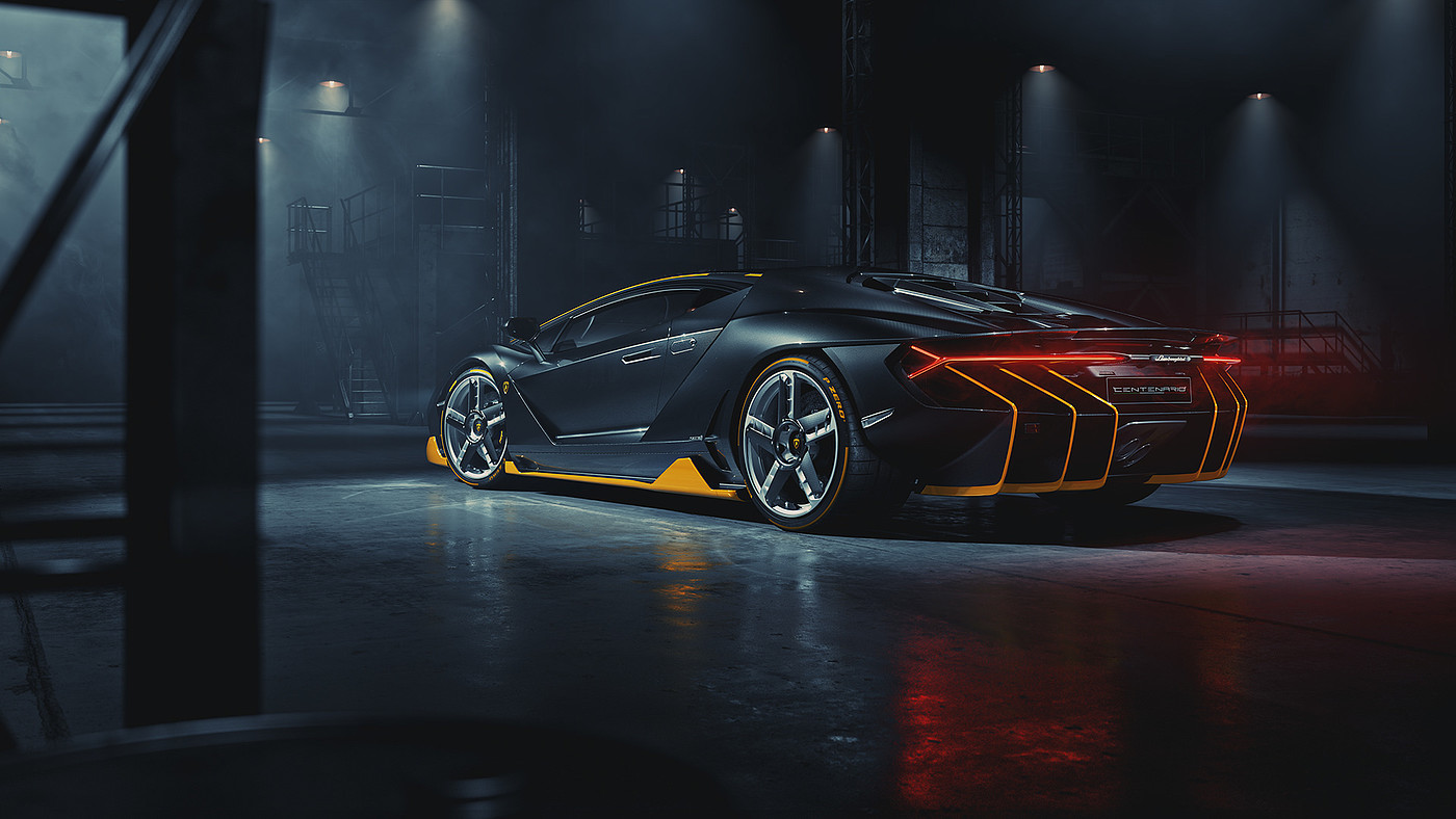 Lamborghini，Super car，c4d，