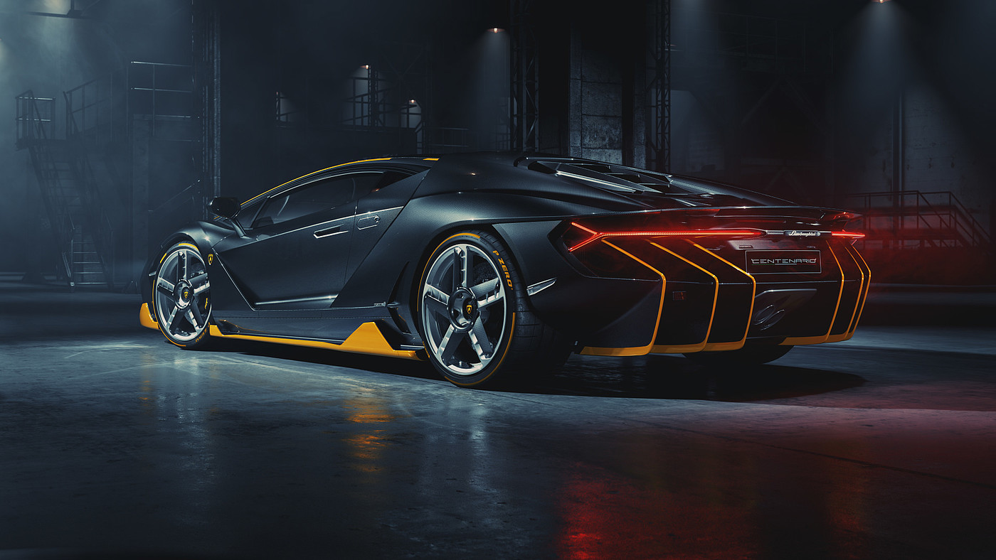 Lamborghini，Super car，c4d，