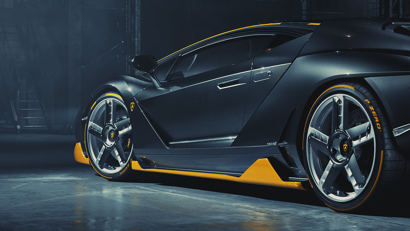 Lamborghini，Super car，c4d，