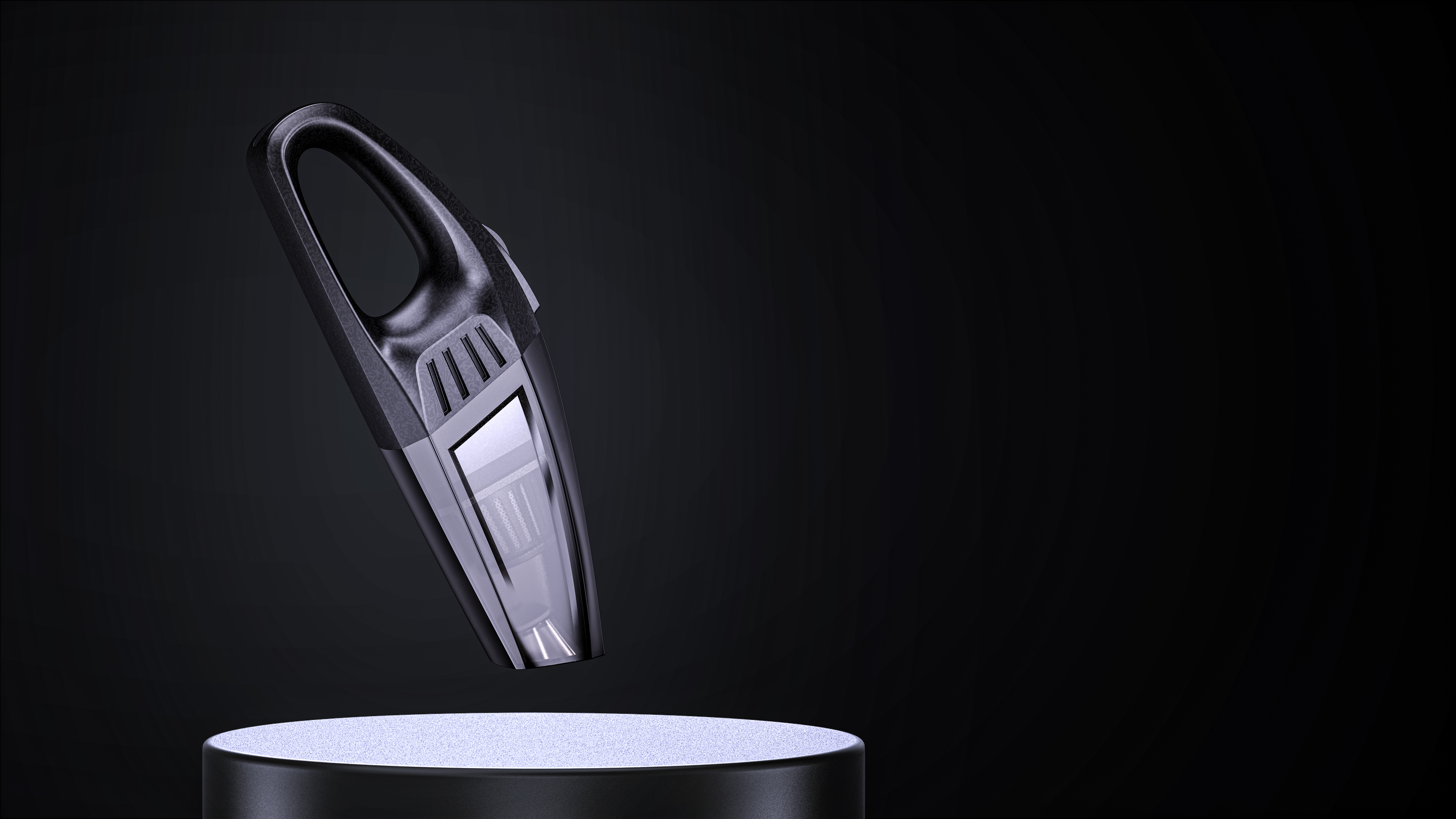 industrial design，Vehicle vacuum cleaner，hold，modeling，Render，