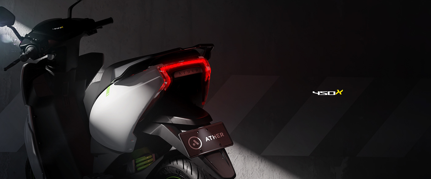 Ather 450x，Electric，intelligence，a storage battery car，