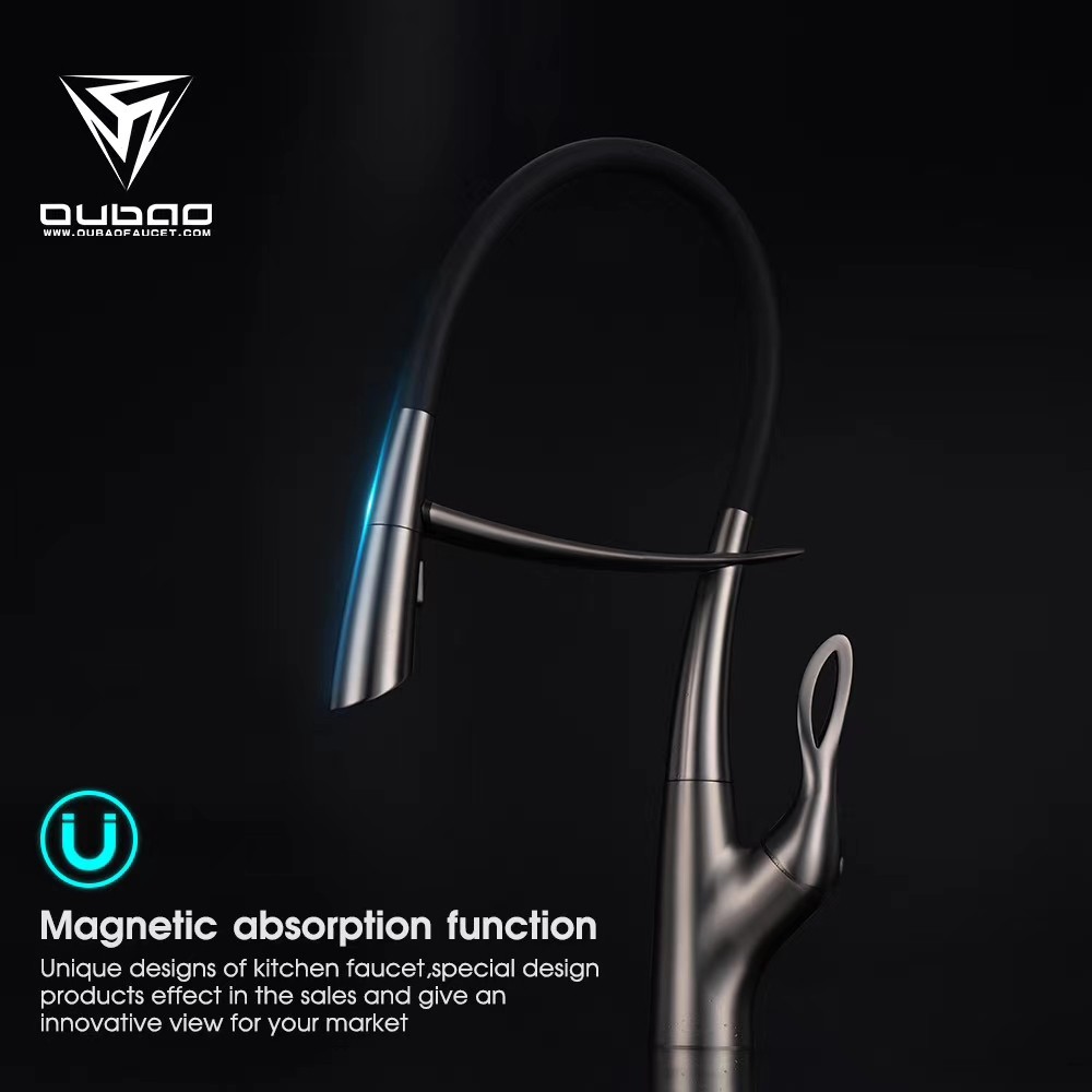 Magnetic touch kitchen faucet，