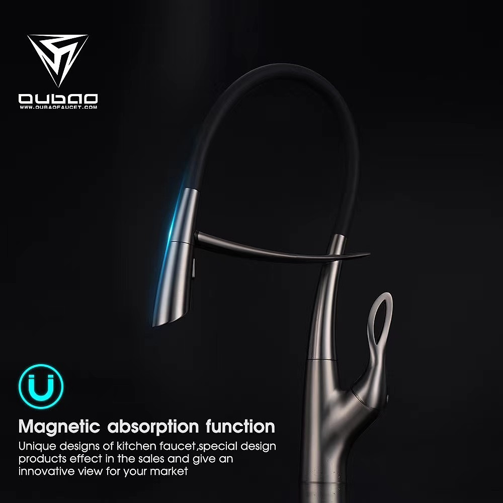 Magnetic touch kitchen faucet，