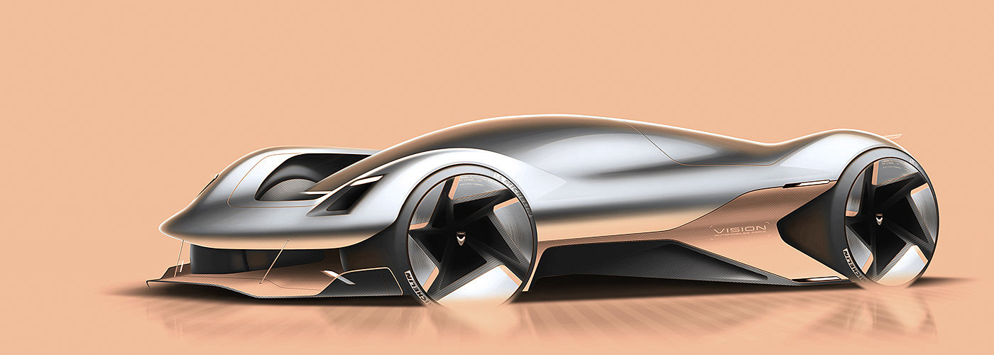 Automobile design，sketch，