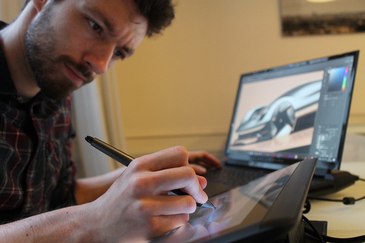 Automobile design，sketch，