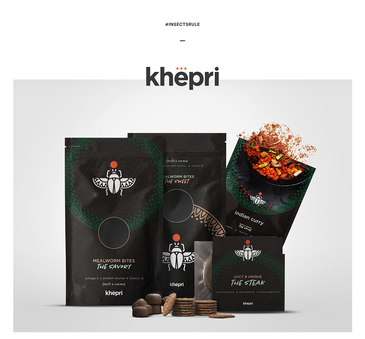 insect，food，Brand promotion，concept，
