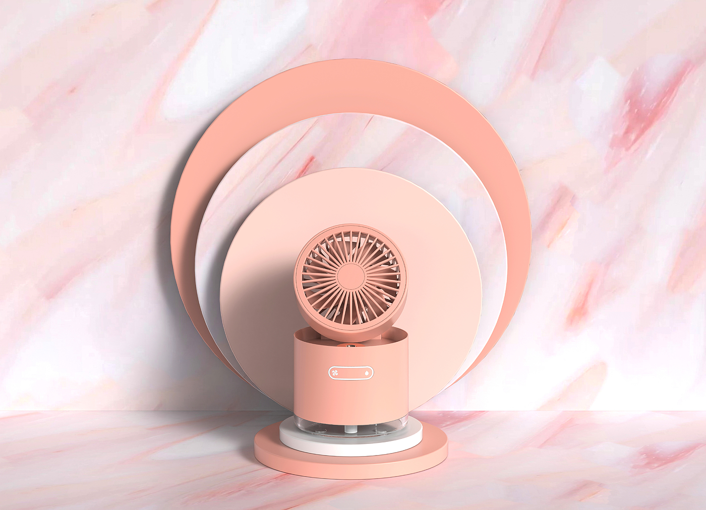 Desktop fan，Humidification and water replenishment，charge，