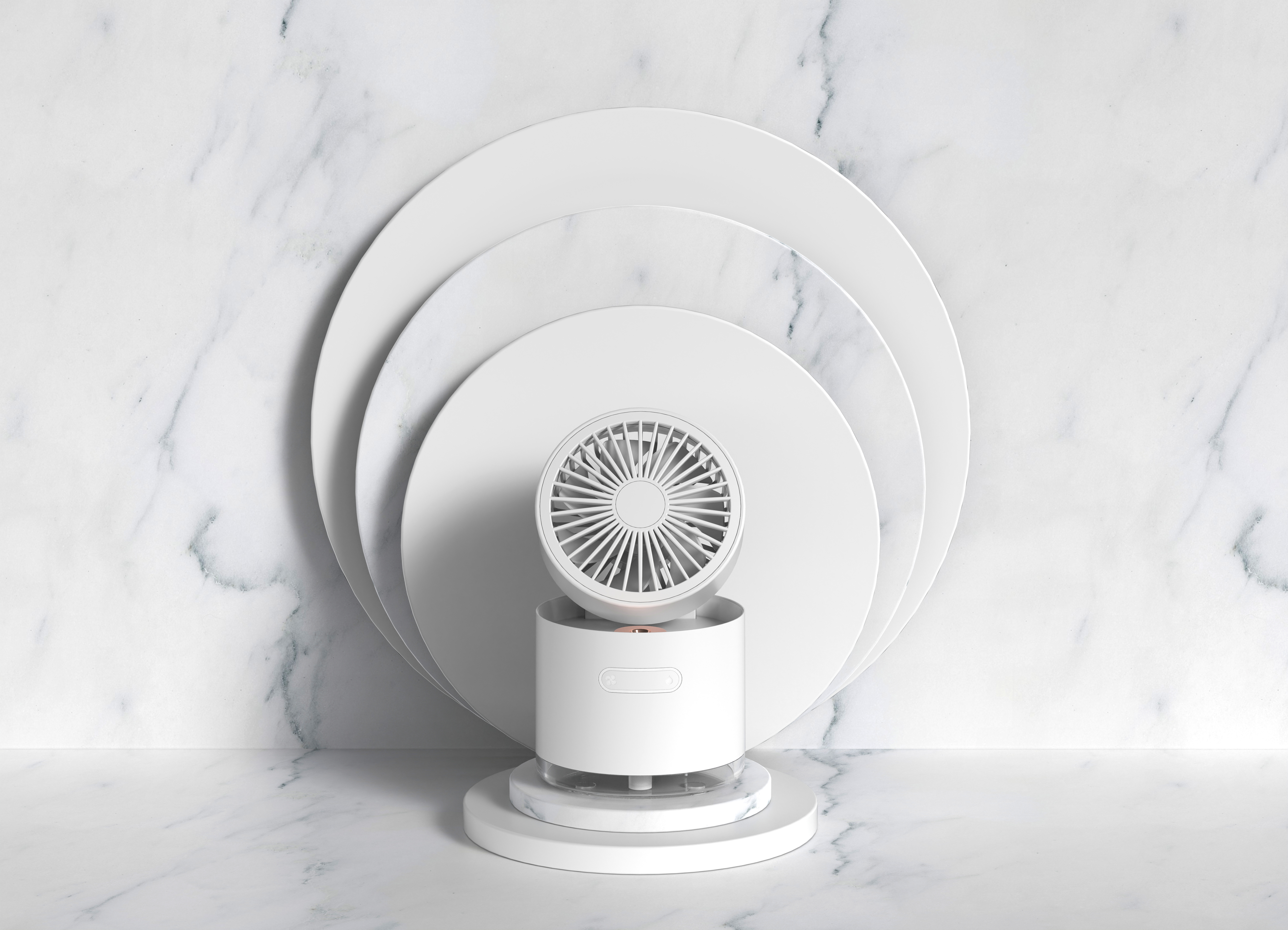 Desktop fan，Humidification and water replenishment，charge，