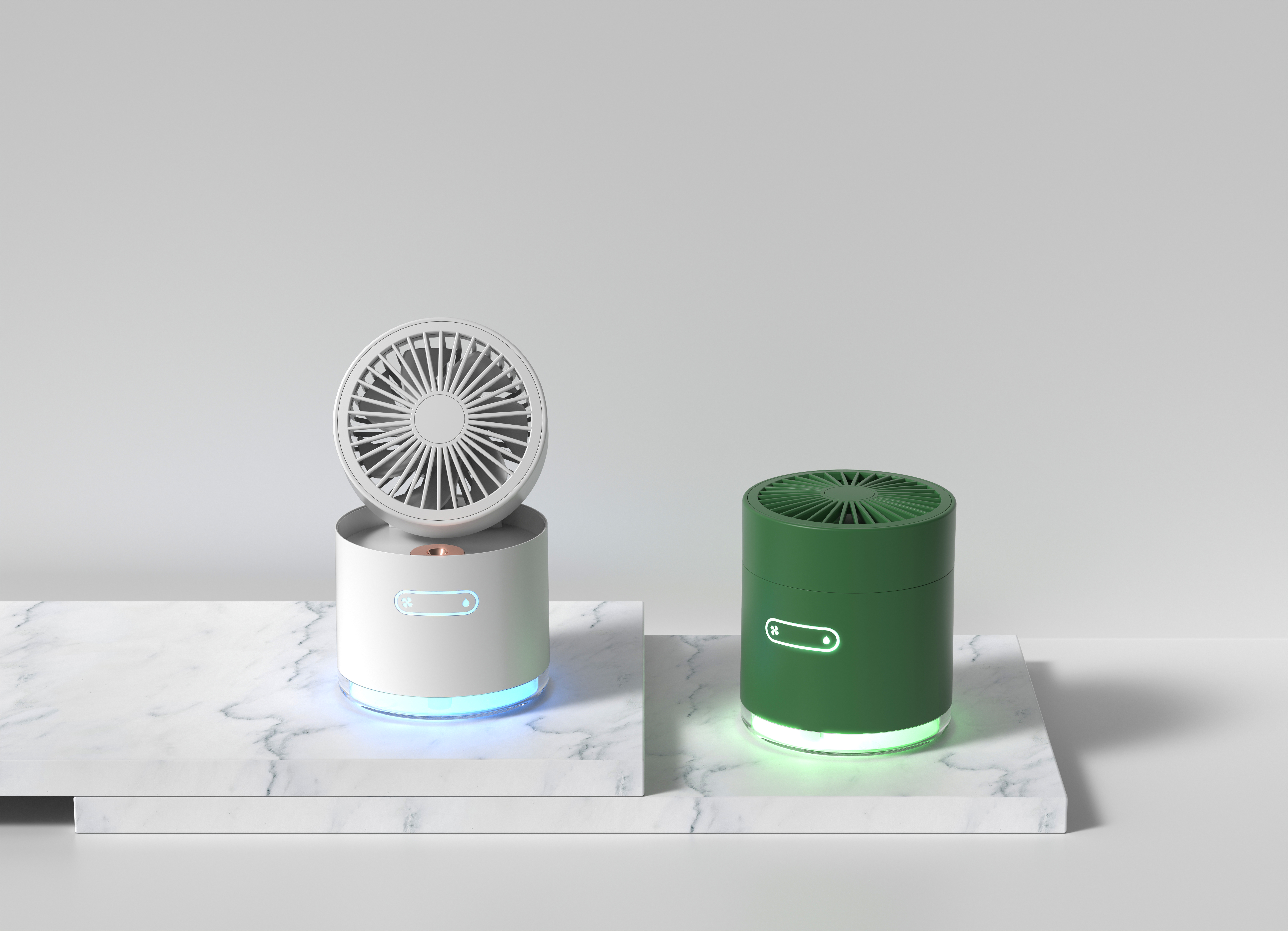 Desktop fan，Humidification and water replenishment，charge，