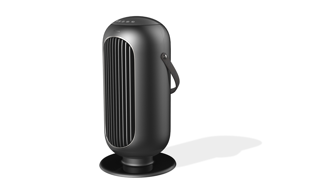 Air heater，Mellow，Small，Sense of home，Handle，a grille，lantern，