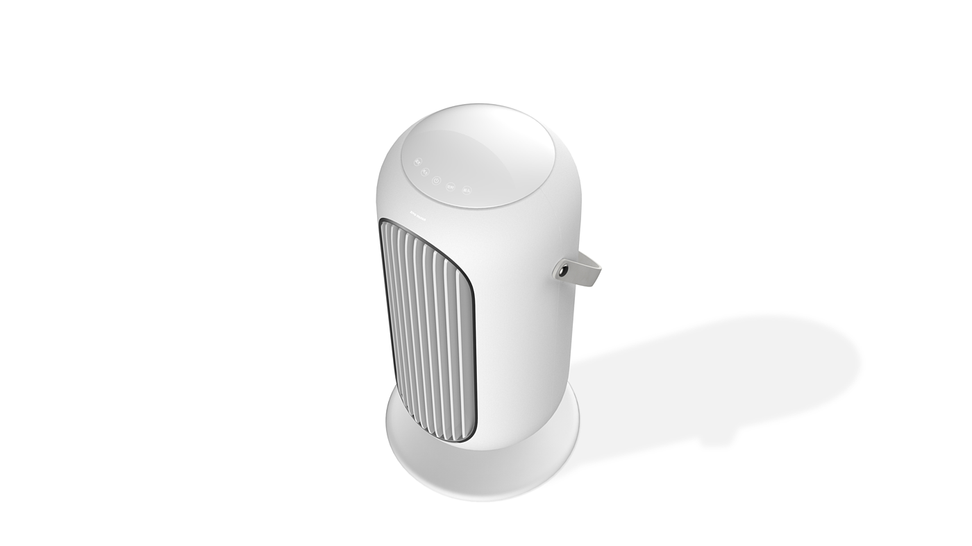 Air heater，Mellow，Small，Sense of home，Handle，a grille，lantern，