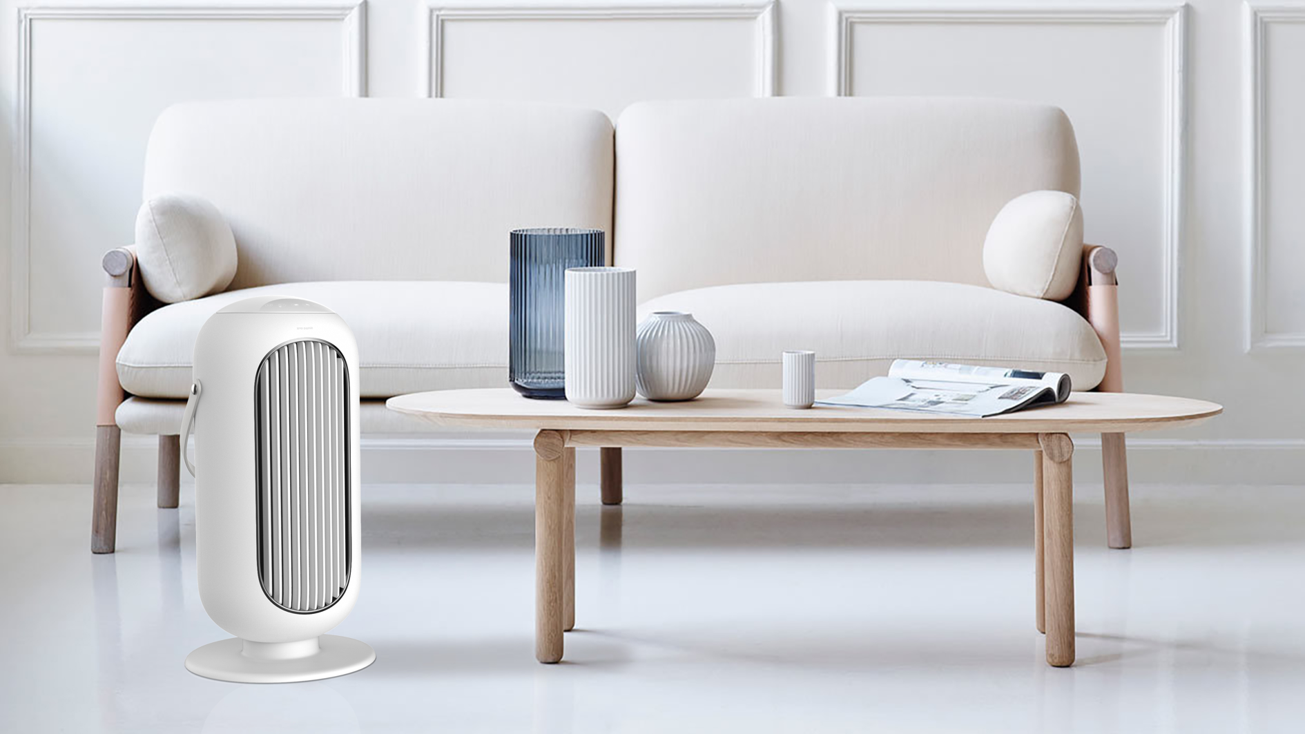 Air heater，Mellow，Small，Sense of home，Handle，a grille，lantern，