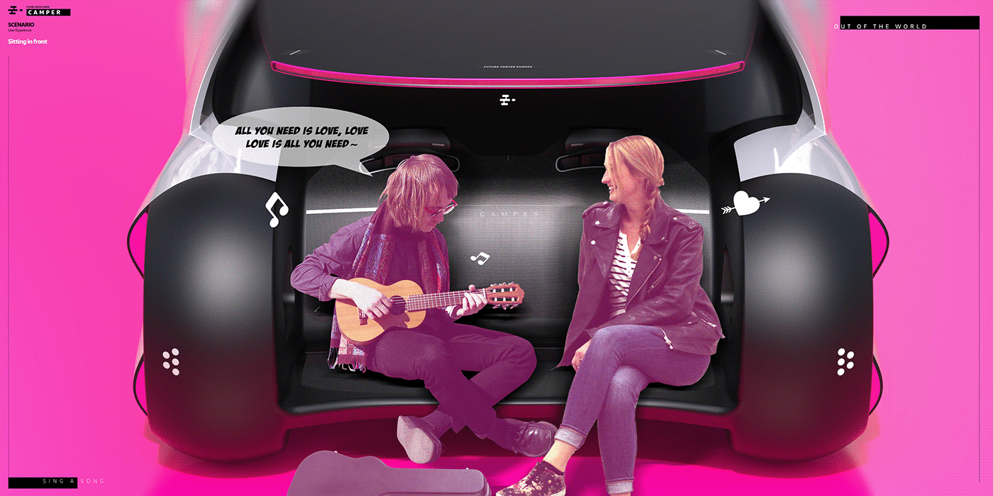 Campervan，public，sketch，transport，