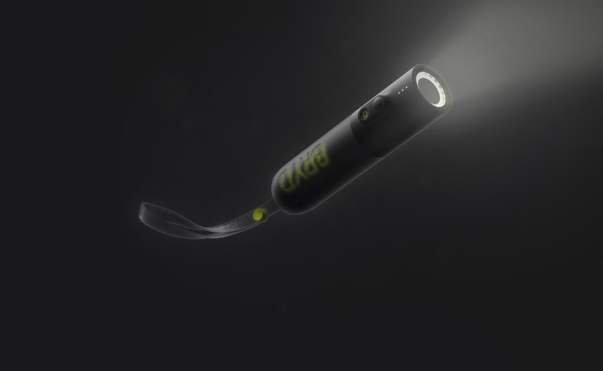 lighting，Flashlight，organosilicon ，black，