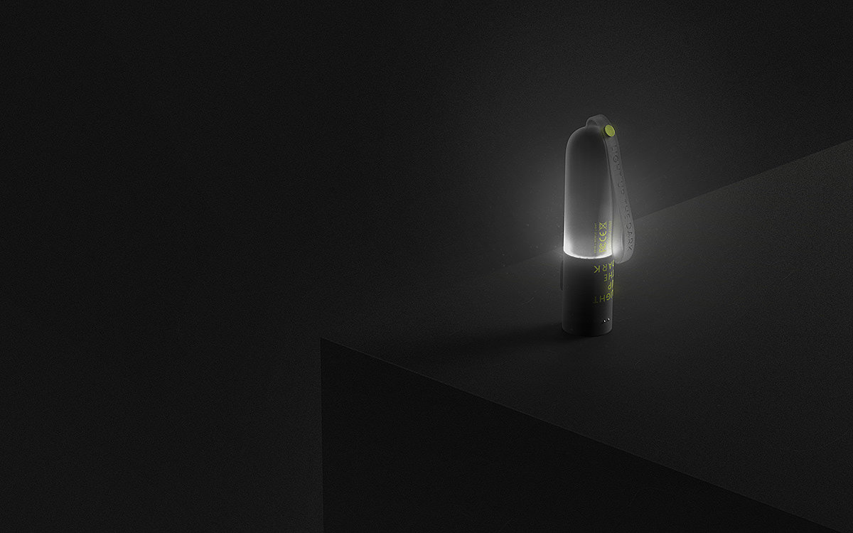 lighting，Flashlight，organosilicon ，black，