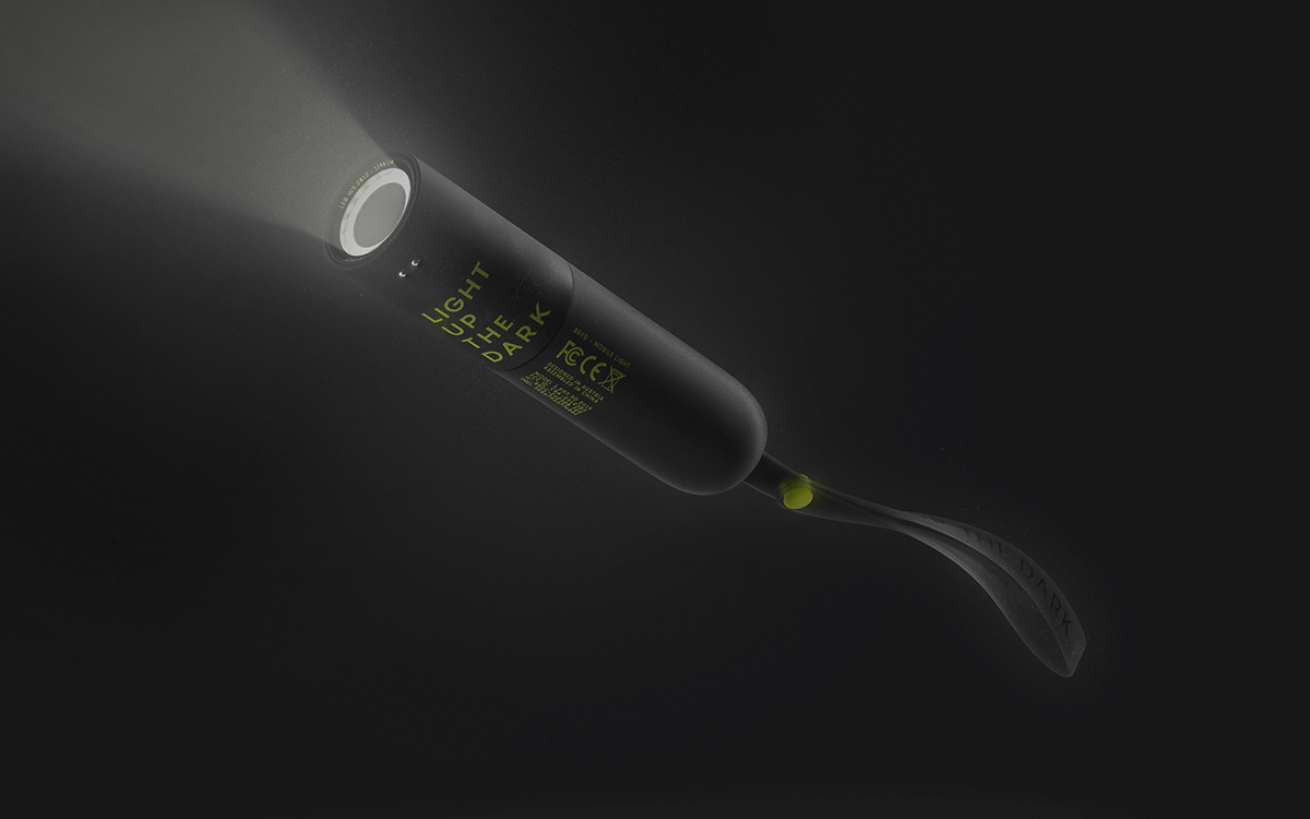 lighting，Flashlight，organosilicon ，black，