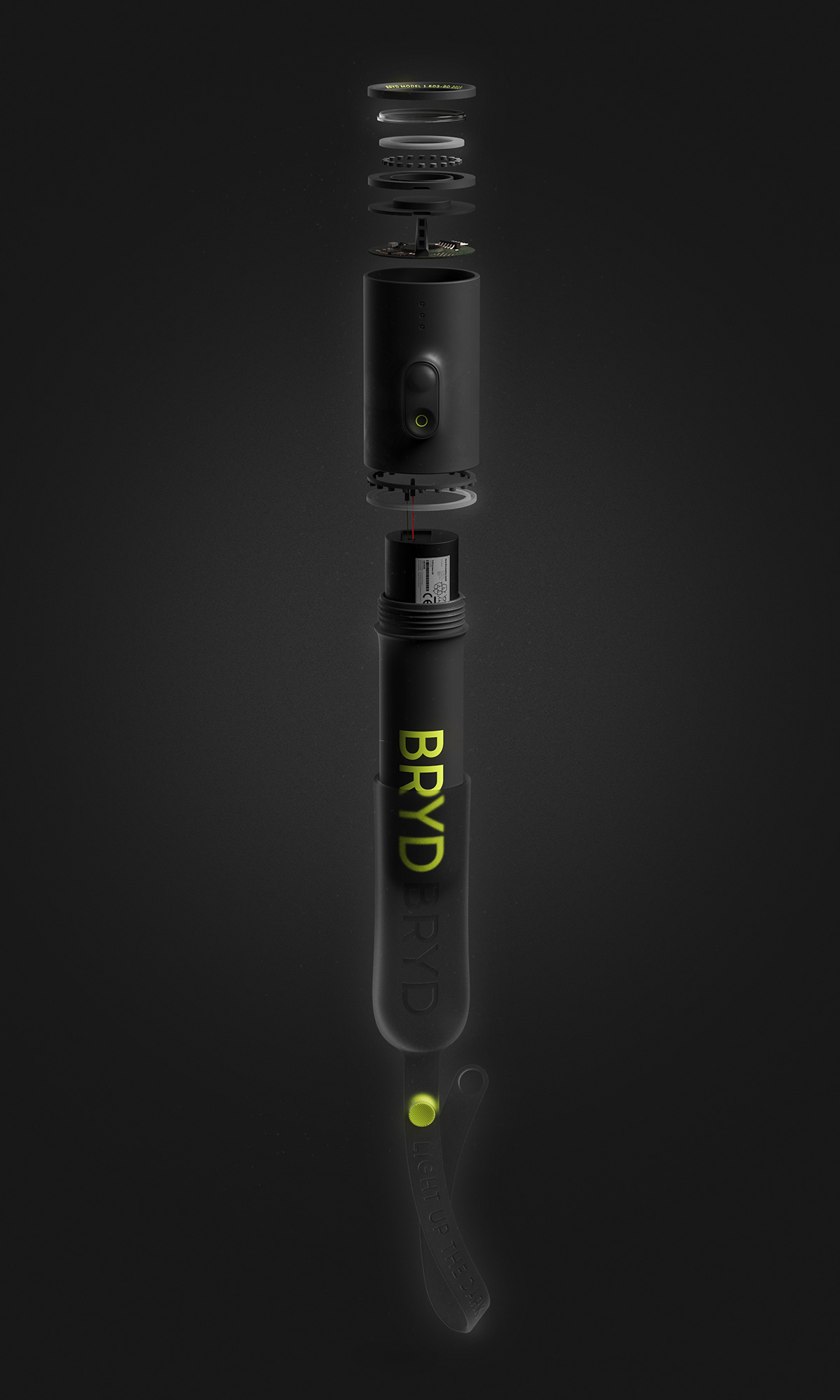 lighting，Flashlight，organosilicon ，black，