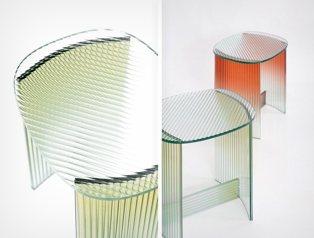 Table，Glass，Gradual change，esthetics，