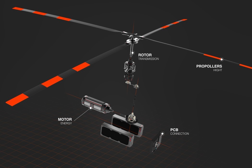 product design，industrial design，UAV，Small，intelligence，