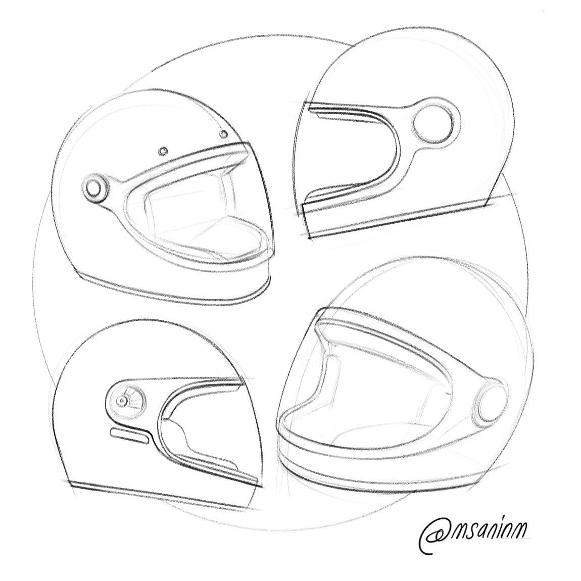 Hand drawn，